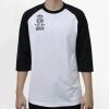 Raglan 3/4 Roundneck Shirt (White Body) Thumbnail