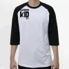 Raglan 3/4 Roundneck Shirt (White Body) Thumbnail