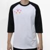 Raglan 3/4 Roundneck Shirt (White Body) Thumbnail