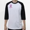 Raglan 3/4 Roundneck Shirt (White Body) Thumbnail
