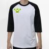 Raglan 3/4 Roundneck Shirt (White Body) Thumbnail