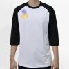 Raglan 3/4 Roundneck Shirt (White Body) Thumbnail