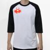 Raglan 3/4 Roundneck Shirt (White Body) Thumbnail
