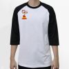 Raglan 3/4 Roundneck Shirt (White Body) Thumbnail