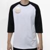Raglan 3/4 Roundneck Shirt (White Body) Thumbnail