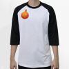 Raglan 3/4 Roundneck Shirt (White Body) Thumbnail