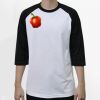 Raglan 3/4 Roundneck Shirt (White Body) Thumbnail