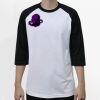 Raglan 3/4 Roundneck Shirt (White Body) Thumbnail