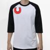 Raglan 3/4 Roundneck Shirt (White Body) Thumbnail