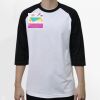 Raglan 3/4 Roundneck Shirt (White Body) Thumbnail