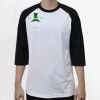 Raglan 3/4 Roundneck Shirt (White Body) Thumbnail