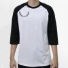 Raglan 3/4 Roundneck Shirt (White Body) Thumbnail