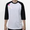 Raglan 3/4 Roundneck Shirt (White Body) Thumbnail