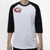 Raglan 3/4 Roundneck Shirt (White Body) Thumbnail