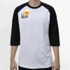Raglan 3/4 Roundneck Shirt (White Body) Thumbnail