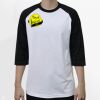 Raglan 3/4 Roundneck Shirt (White Body) Thumbnail