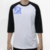 Raglan 3/4 Roundneck Shirt (White Body) Thumbnail