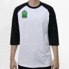 Raglan 3/4 Roundneck Shirt (White Body) Thumbnail