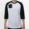 Raglan 3/4 Roundneck Shirt (White Body) Thumbnail