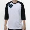 Raglan 3/4 Roundneck Shirt (White Body) Thumbnail