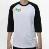 Raglan 3/4 Roundneck Shirt (White Body) Thumbnail