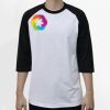 Raglan 3/4 Roundneck Shirt (White Body) Thumbnail