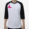 Raglan 3/4 Roundneck Shirt (White Body) Thumbnail