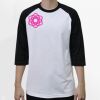 Raglan 3/4 Roundneck Shirt (White Body) Thumbnail