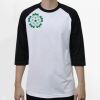 Raglan 3/4 Roundneck Shirt (White Body) Thumbnail