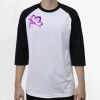 Raglan 3/4 Roundneck Shirt (White Body) Thumbnail