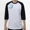 Raglan 3/4 Roundneck Shirt (White Body) Thumbnail