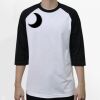 Raglan 3/4 Roundneck Shirt (White Body) Thumbnail