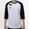 Raglan 3/4 Roundneck Shirt (White Body) Thumbnail