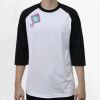 Raglan 3/4 Roundneck Shirt (White Body) Thumbnail