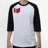 Raglan 3/4 Roundneck Shirt (White Body) Thumbnail