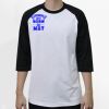 Raglan 3/4 Roundneck Shirt (White Body) Thumbnail