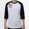 Raglan 3/4 Roundneck Shirt (White Body) Thumbnail