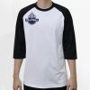 Raglan 3/4 Roundneck Shirt (White Body) Thumbnail