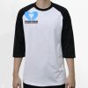 Raglan 3/4 Roundneck Shirt (White Body) Thumbnail