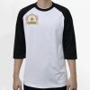 Raglan 3/4 Roundneck Shirt (White Body) Thumbnail