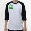 Raglan 3/4 Roundneck Shirt (White Body) Thumbnail