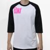 Raglan 3/4 Roundneck Shirt (White Body) Thumbnail