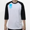 Raglan 3/4 Roundneck Shirt (White Body) Thumbnail