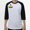 Raglan 3/4 Roundneck Shirt (White Body) Thumbnail