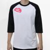 Raglan 3/4 Roundneck Shirt (White Body) Thumbnail