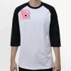 Raglan 3/4 Roundneck Shirt (White Body) Thumbnail