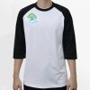 Raglan 3/4 Roundneck Shirt (White Body) Thumbnail