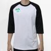 Raglan 3/4 Roundneck Shirt (White Body) Thumbnail