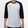 Raglan 3/4 Roundneck Shirt (White Body) Thumbnail