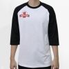 Raglan 3/4 Roundneck Shirt (White Body) Thumbnail